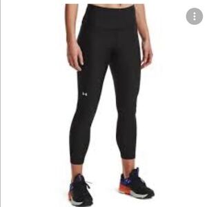 Under Armor heat gear no slip ankle tights black medium compression
